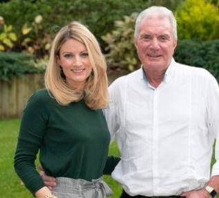 Jessica Dornan with her father Jim Dornan.